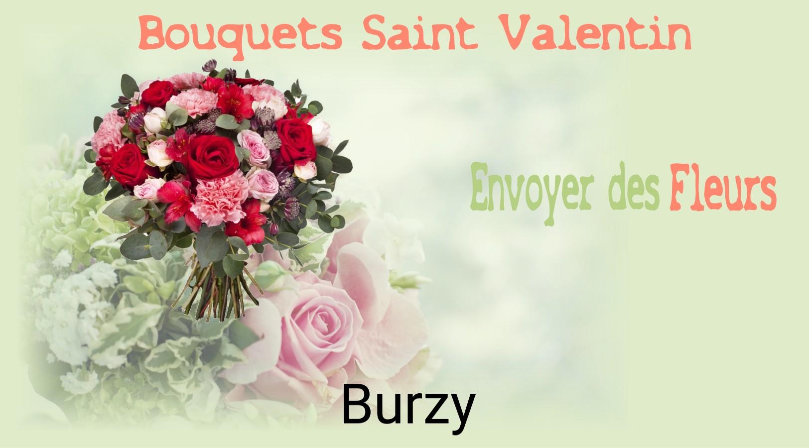 Roses de Saint-Valentin livrées à Burzy